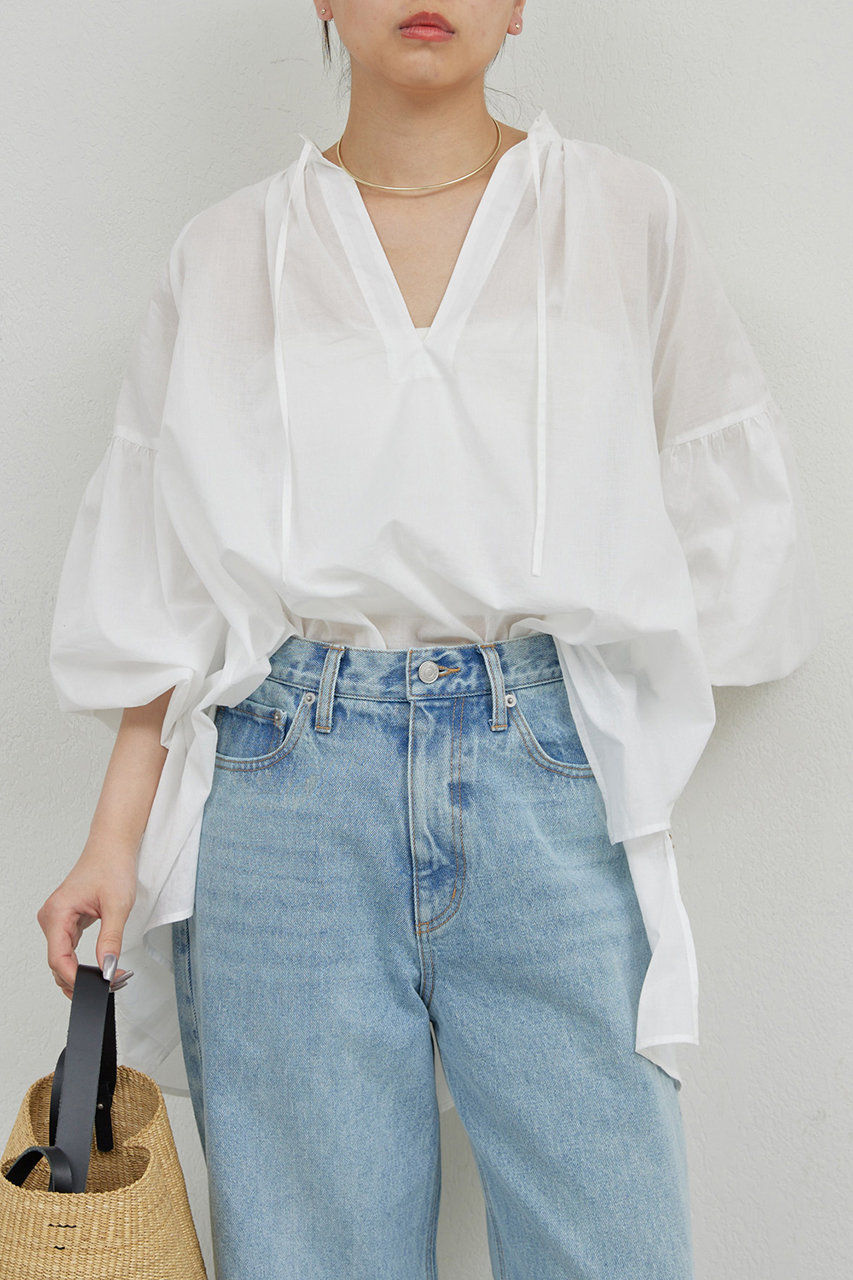 GALLARDAGALANTE コットンローンチュニック (ホワイト, F) ガリャルダガランテ ELLE SHOP GALLARDAGALANTE コットンローンチュニック (ホワイト, F) ガリャルダガランテ ELLE SHOP