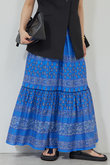 ティアードロングスカート