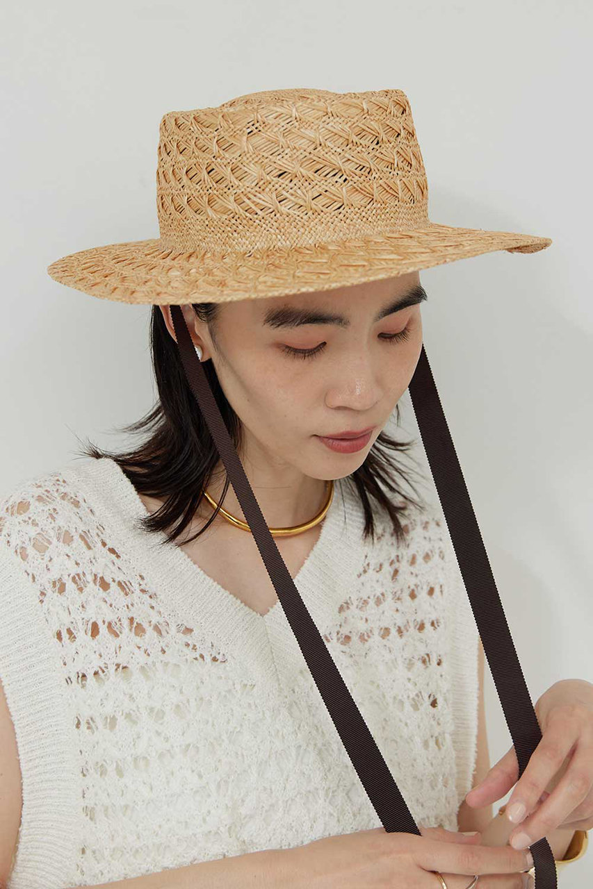 GALLARDAGALANTE ポークパイHAT (ベージュ, F) ガリャルダガランテ ELLE SHOP GALLARDAGALANTE ポークパイHAT (ベージュ, F) ガリャルダガランテ ELLE SHOP