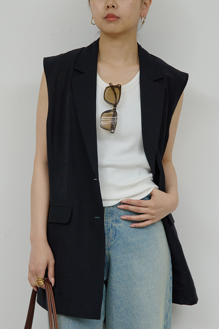 GALLARDAGALANTE メッシュジレ (ブラック, F) ガリャルダガランテ ELLE SHOP GALLARDAGALANTE メッシュジレ (ブラック, F) ガリャルダガランテ ELLE SHOP