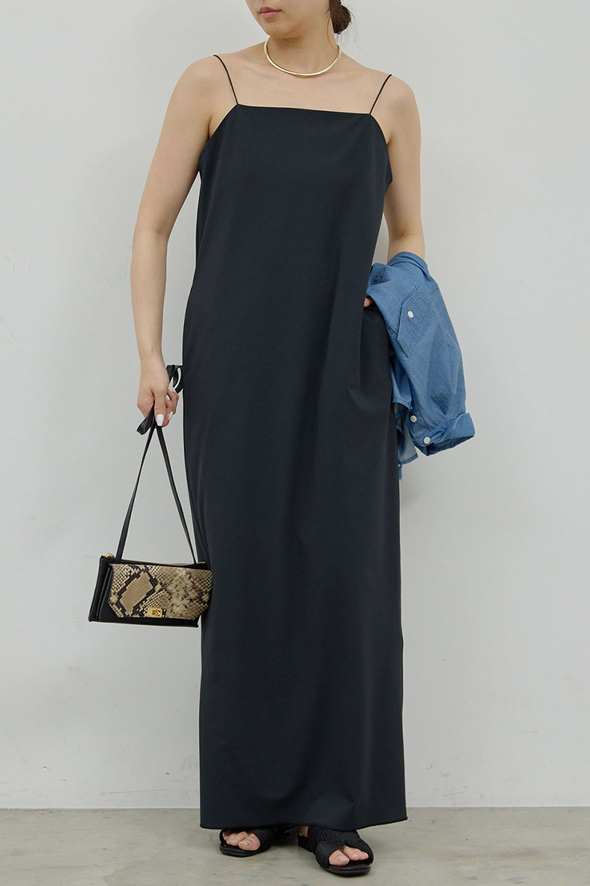 GALLARDAGALANTE ストレッチマキシキャミワンピース (ブラック, 2) ガリャルダガランテ ELLE SHOP GALLARDAGALANTE ストレッチマキシキャミワンピース (ブラック, 2) ガリャルダガランテ ELLE SHOP