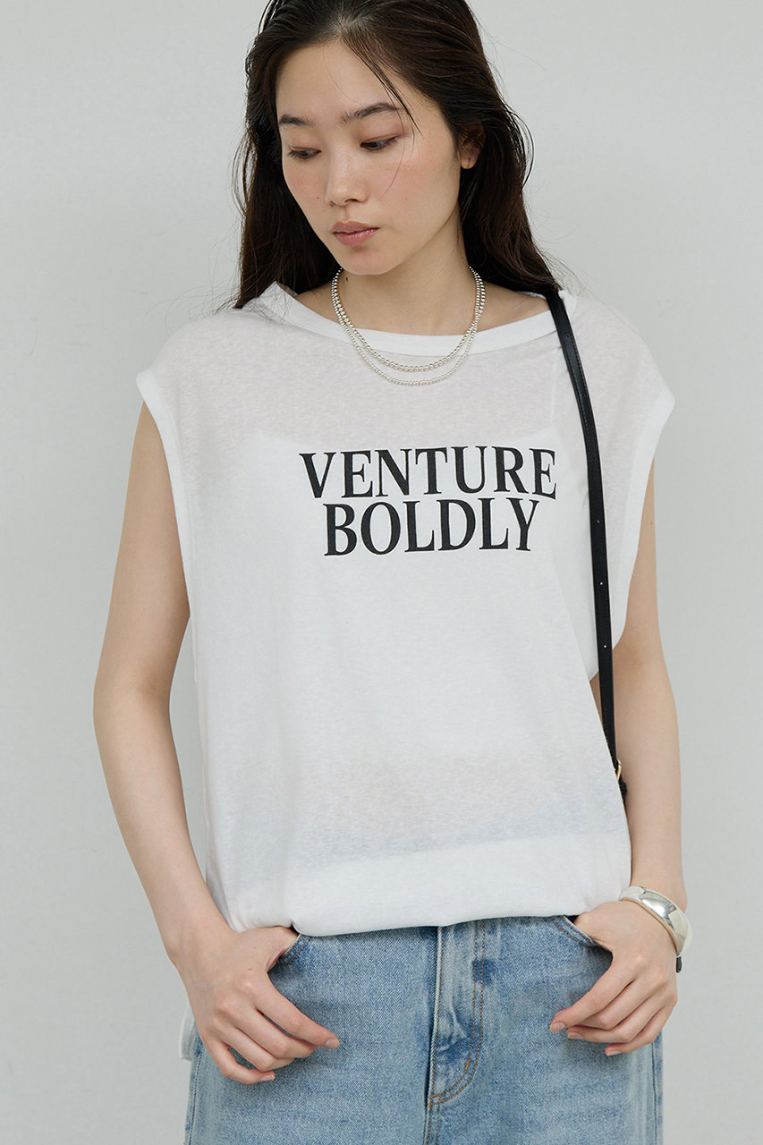 GALLARDAGALANTE フレンチシアーT (ホワイト, F) ガリャルダガランテ ELLE SHOP GALLARDAGALANTE フレンチシアーT (ホワイト, F) ガリャルダガランテ ELLE SHOP