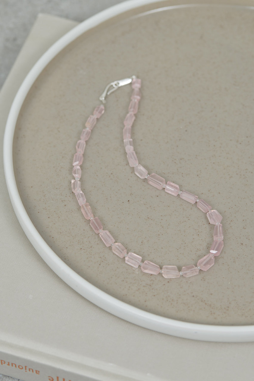 GALLARDAGALANTE 【2.718】ジェムストーンネックレス (ピンク, F) ガリャルダガランテ ELLE SHOP GALLARDAGALANTE 【2.718】ジェムストーンネックレス (ピンク, F) ガリャルダガランテ ELLE SHOP