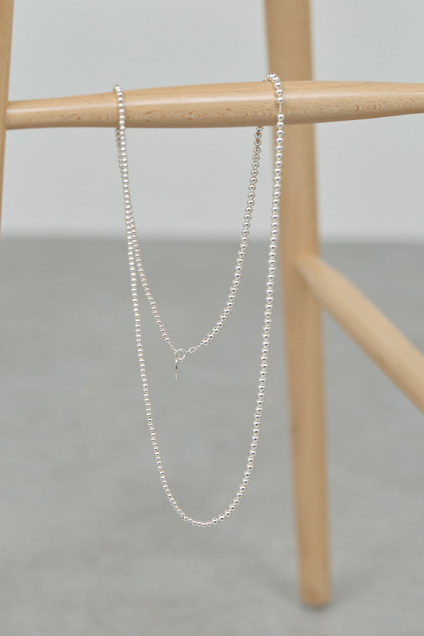 GALLARDAGALANTE コンビボールビーズネックレス (シルバー, F) ガリャルダガランテ ELLE SHOP GALLARDAGALANTE コンビボールビーズネックレス (シルバー, F) ガリャルダガランテ ELLE SHOP