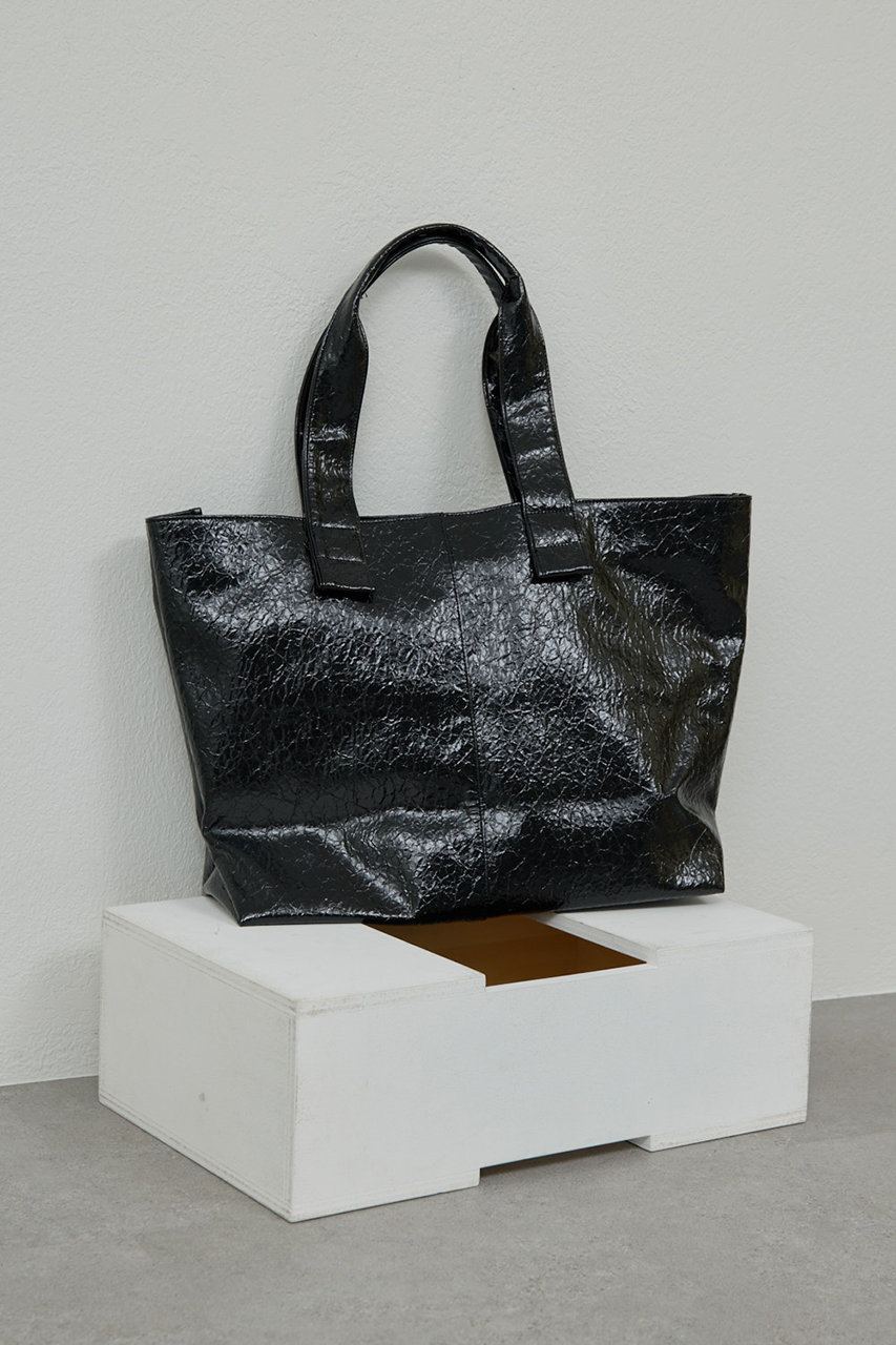 GALLARDAGALANTE 【2.718】パテントBIGトート (ブラック, F) ガリャルダガランテ ELLE SHOP GALLARDAGALANTE 【2.718】パテントBIGトート (ブラック, F) ガリャルダガランテ ELLE SHOP