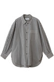 【HERITANOVUM】ロンドンストライプオーバーシャツ