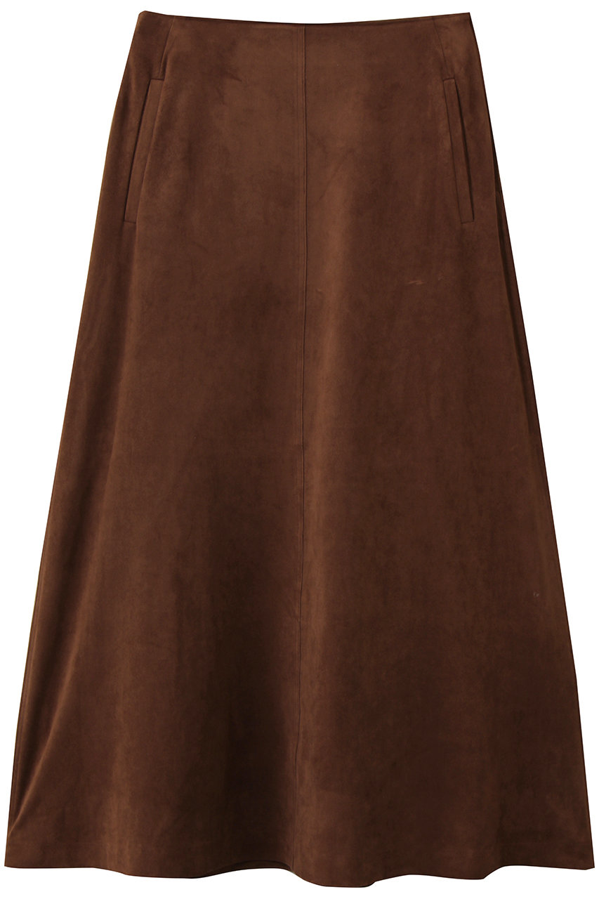 【HERITANOVUM】フェイクスエードセミフレアスカート