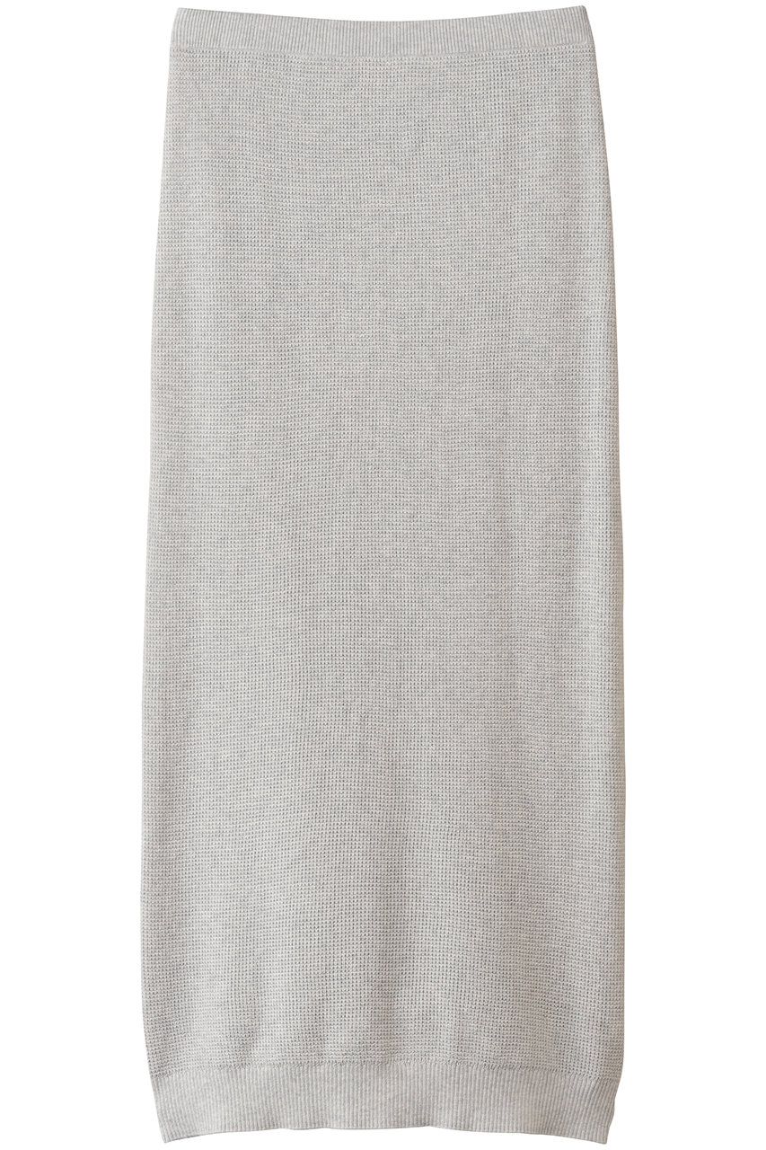ガリャルダガランテ/GALLARDAGALANTEの【HERITANOVUM】ワッフルタイトスカート(ライトグレー/GGH1052101A0001)