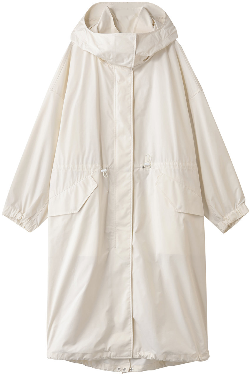GALLARDAGALANTE ウォータープルーフロングコート (オフホワイト, F) ガリャルダガランテ ELLE SHOP