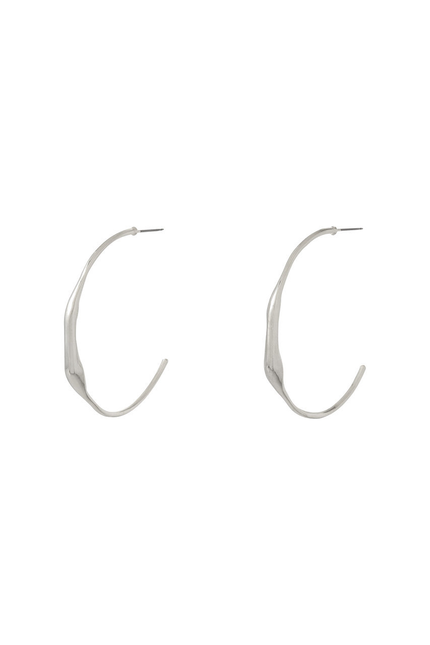 ガリャルダガランテ/GALLARDAGALANTEのニュアンスフープピアス(シルバー/GGZ1052211A0004)