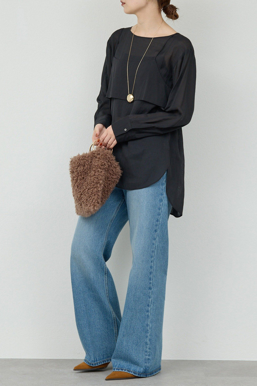 GALLARDAGALANTE(ガリャルダガランテ)｜ビスチェレイヤードシャツ