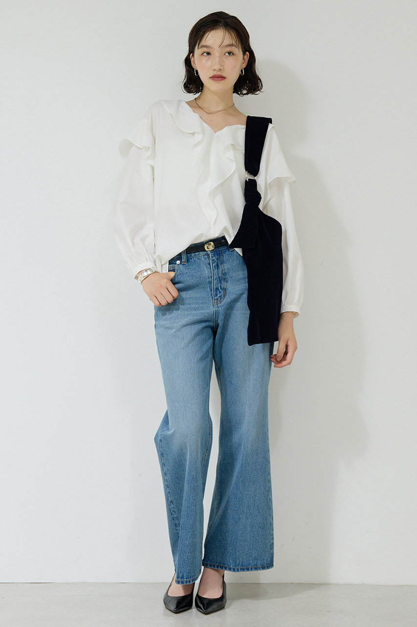 GALLARDAGALANTE(ガリャルダガランテ)｜ラッフルフリルブラウス