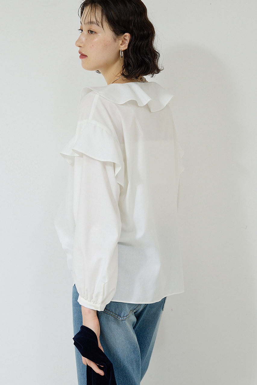 GALLARDAGALANTE(ガリャルダガランテ)｜ラッフルフリルブラウス