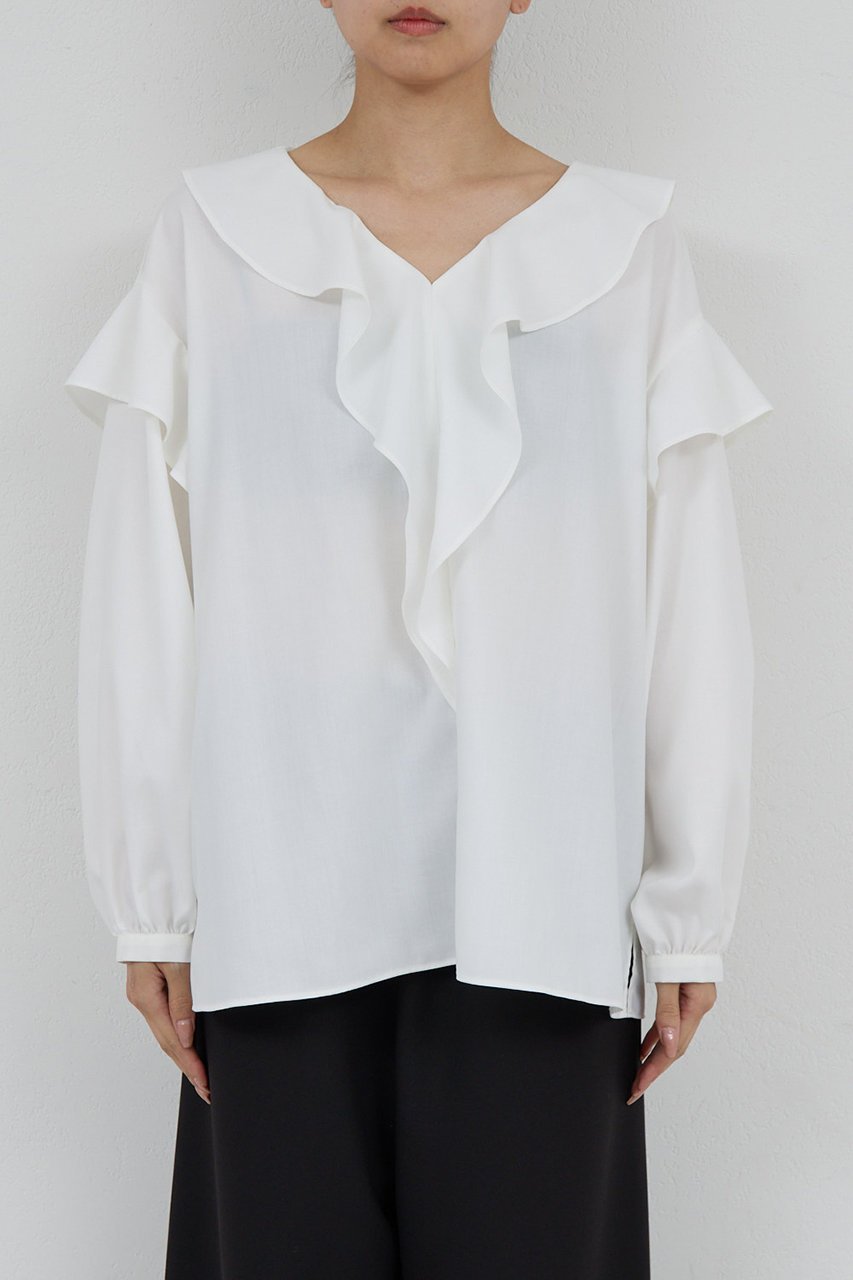 GALLARDAGALANTE(ガリャルダガランテ)｜ラッフルフリルブラウス