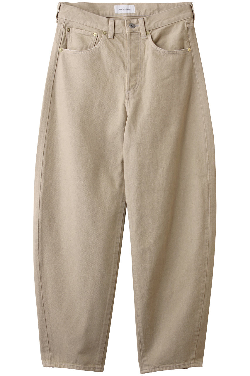 ガリャルダガランテ/GALLARDAGALANTEの【HERITANOVUM】コクーンデニムパンツ(ベージュ/GGH1052202A0001)