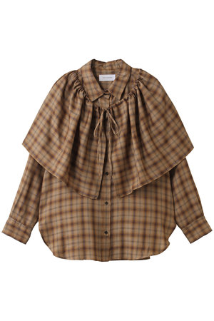 ガリャルダガランテ/GALLARDAGALANTEの【HERITANOVUM】ケープシャツ(110400/110403)