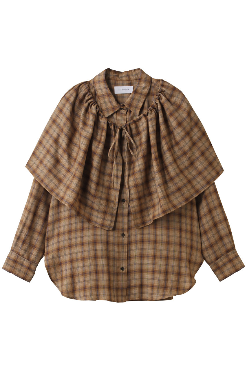 GALLARDAGALANTE(ガリャルダガランテ)｜【HERITANOVUM】ケープシャツ