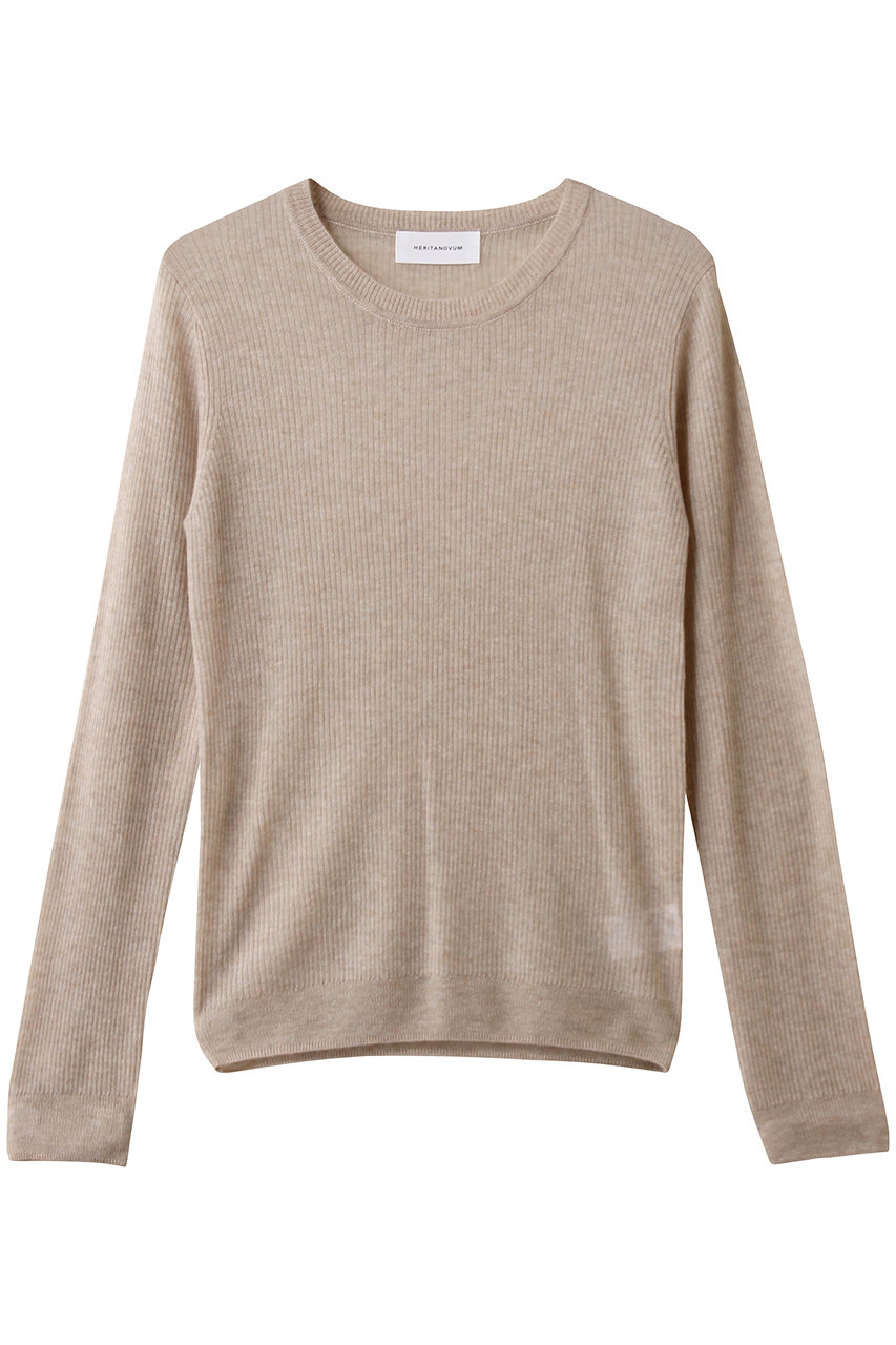 GALLARDA GALANTE／ゆったりカシミヤ混ドルマンニット ベージュ GALLARDAGALANTE｜ガリャルダガランテのニット通販｜ELLE SHOP