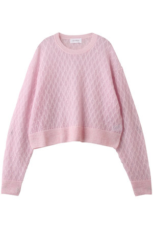 ガリャルダガランテ/GALLARDAGALANTEの【HERITANOVUM】シアーモヘヤジャガードニット(110300/110301)