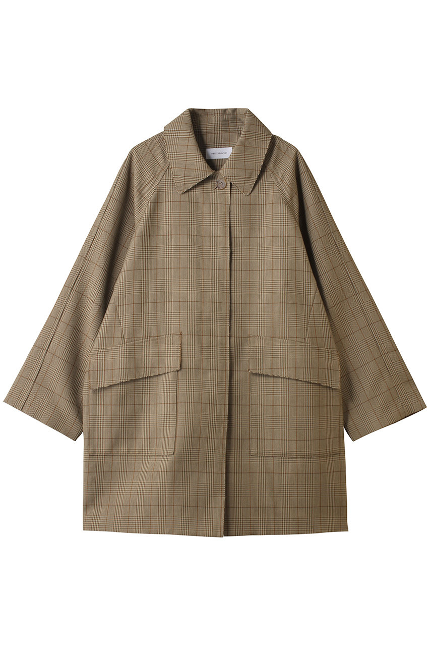 GALLARDAGALANTE 【HERITANOVUM】ステンカラーカバーオールコート (キャメル, F) ガリャルダガランテ ELLE SHOP