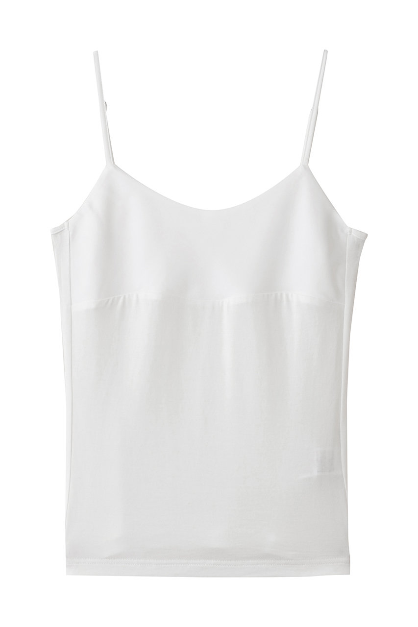 ガリャルダガランテ/GALLARDAGALANTEのサテンコンビキャミソール(ホワイト/GGZ1052306A0005)