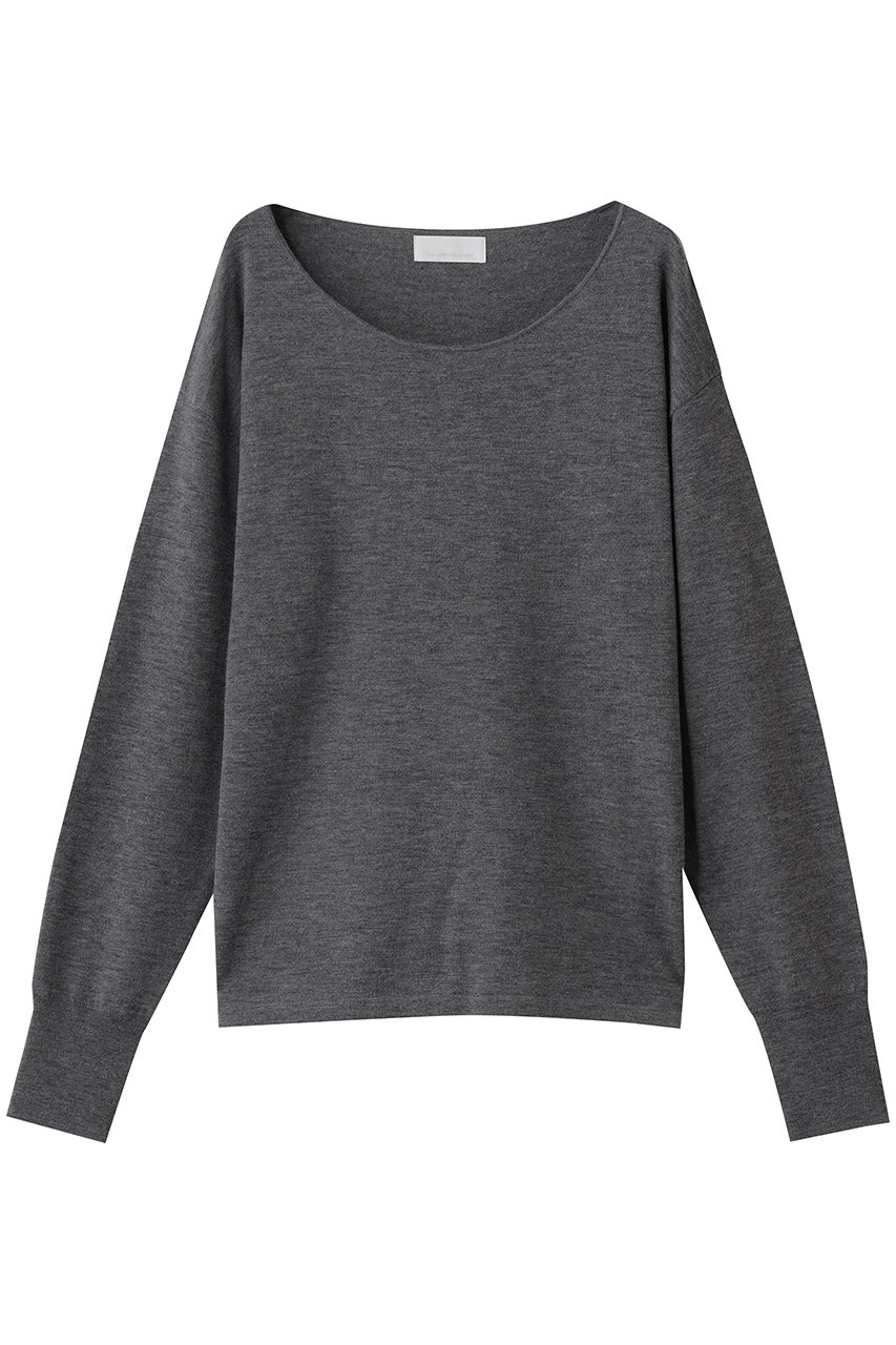 GALLARDAGALANTE メリノウールニットプルオーバー (グレー, F) ガリャルダガランテ ELLE SHOP