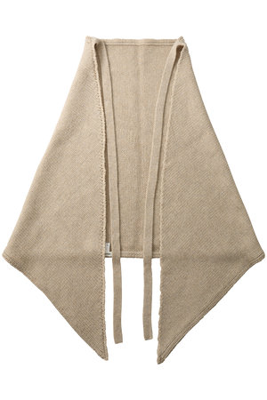 ガリャルダガランテ/GALLARDAGALANTEの【ASAUCE MELER】ウールキャメルエプロンストール(140100/140101)