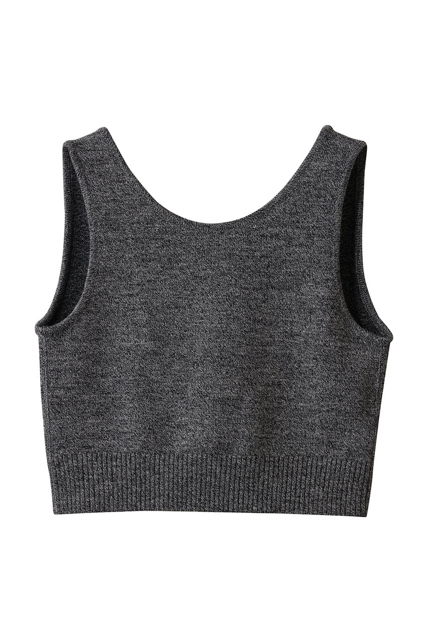 ガリャルダガランテ/GALLARDAGALANTEの【PEAS】レタードニットベスト(グレー/GGP1052305A0001)