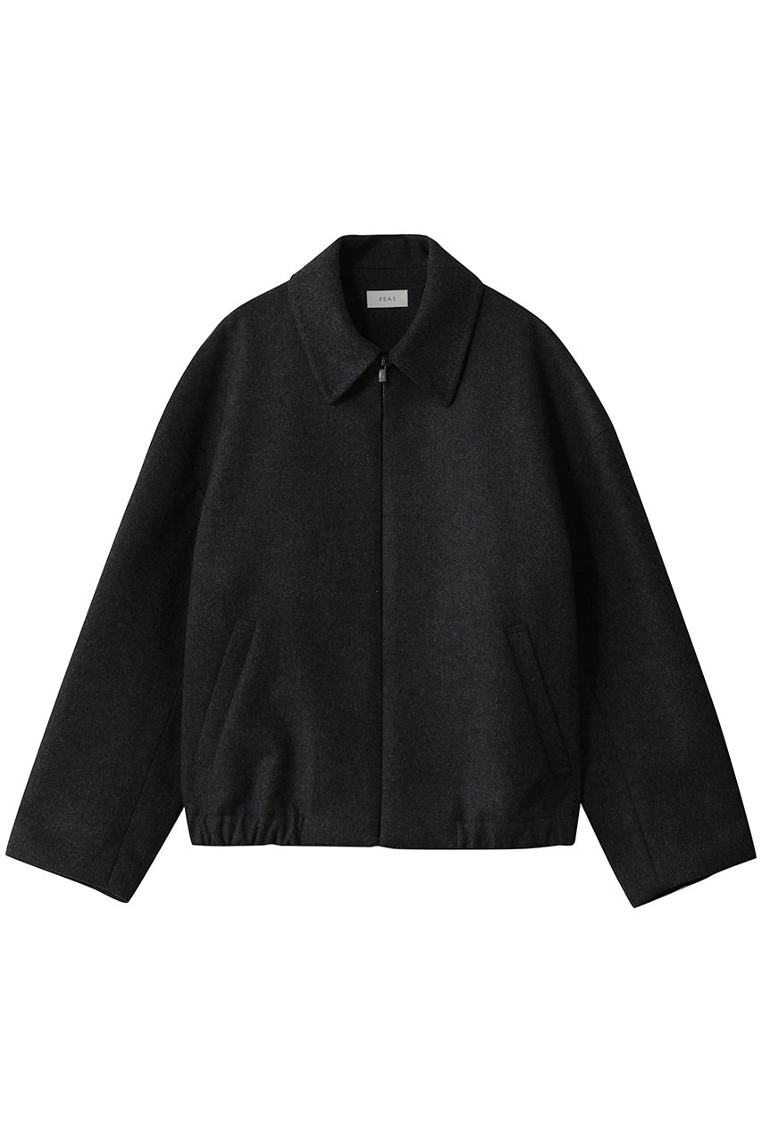 GALLARDAGALANTE 【PEAS】スイングトップコート (チャコールグレー, F) ガリャルダガランテ ELLE SHOP