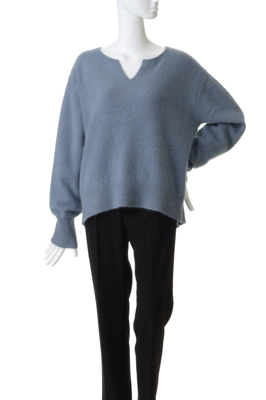 GALLARDAGALANTE(ガリャルダガランテ)｜ファーウールキーネックニット