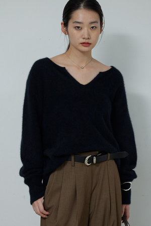 ガリャルダガランテ/GALLARDAGALANTEのファーウールキーネックニット(110300/110301)