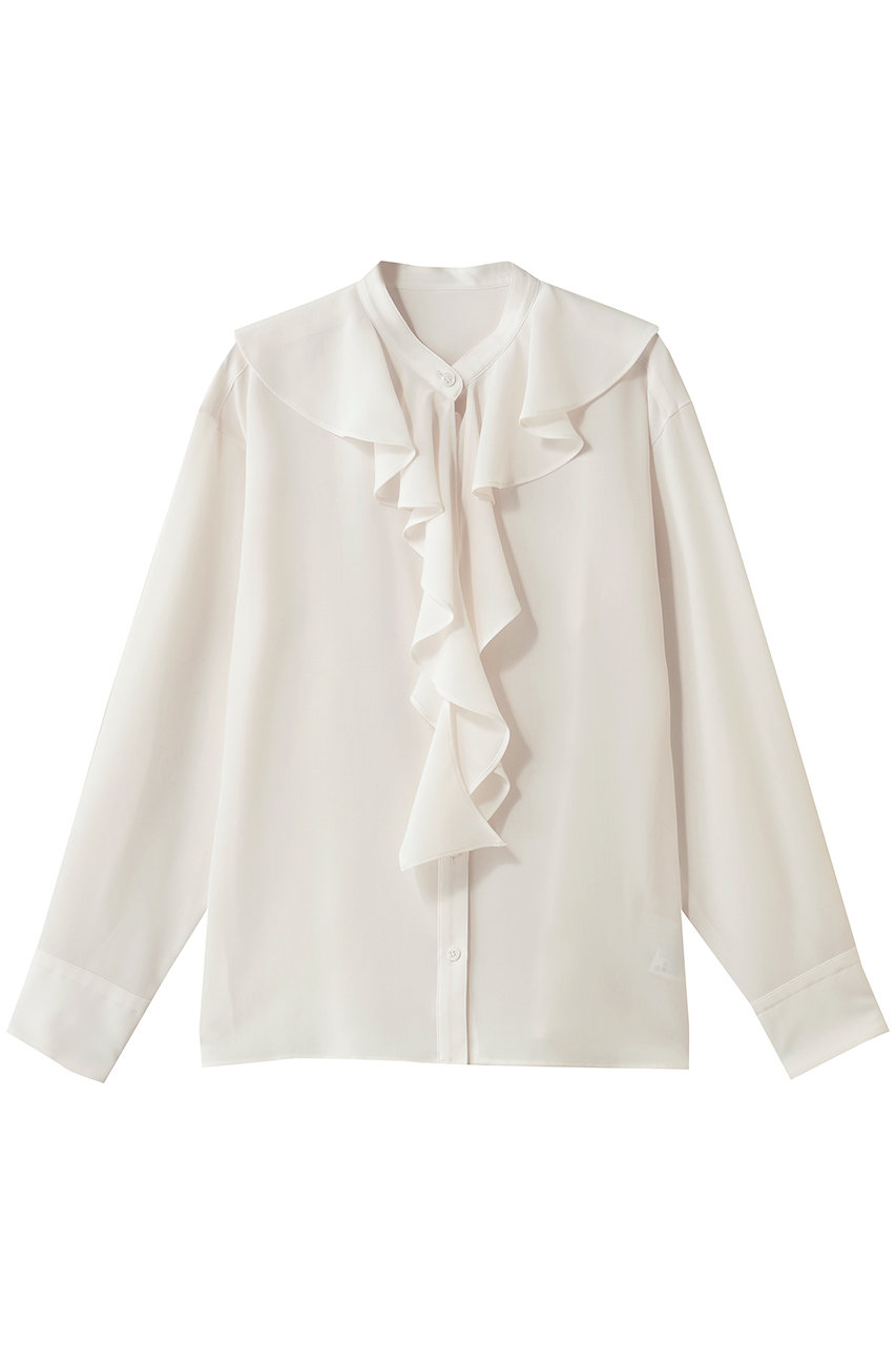 ガリャルダガランテ/GALLARDAGALANTEのラッフルタイブラウス(ホワイト/GGZ1052404A0005)