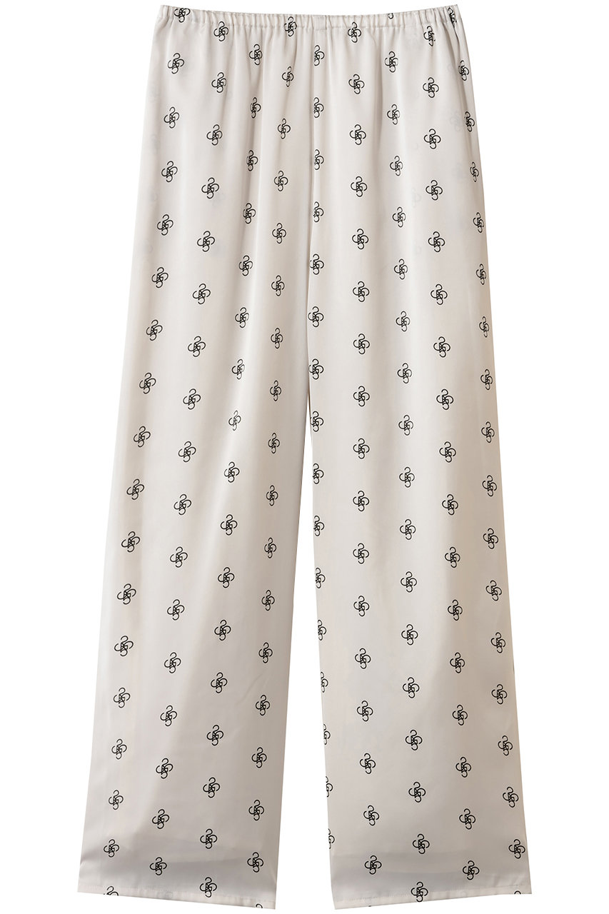 ガリャルダガランテ/GALLARDAGALANTEのプリントサテンパンツ(アイボリー/GGZ1052502A0001)