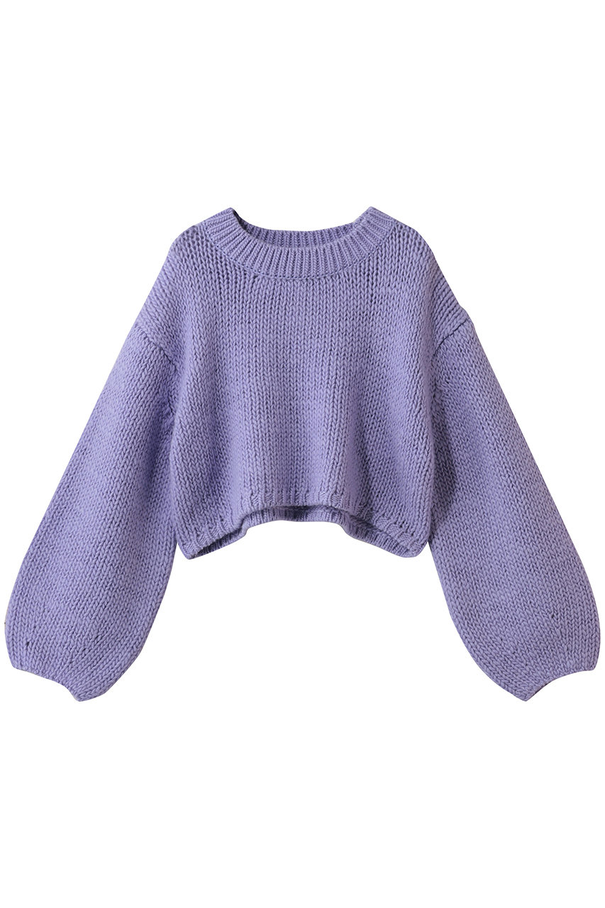 ガリャルダガランテ/GALLARDAGALANTEのローゲージニット(パープル/GGZ1052505A0004)