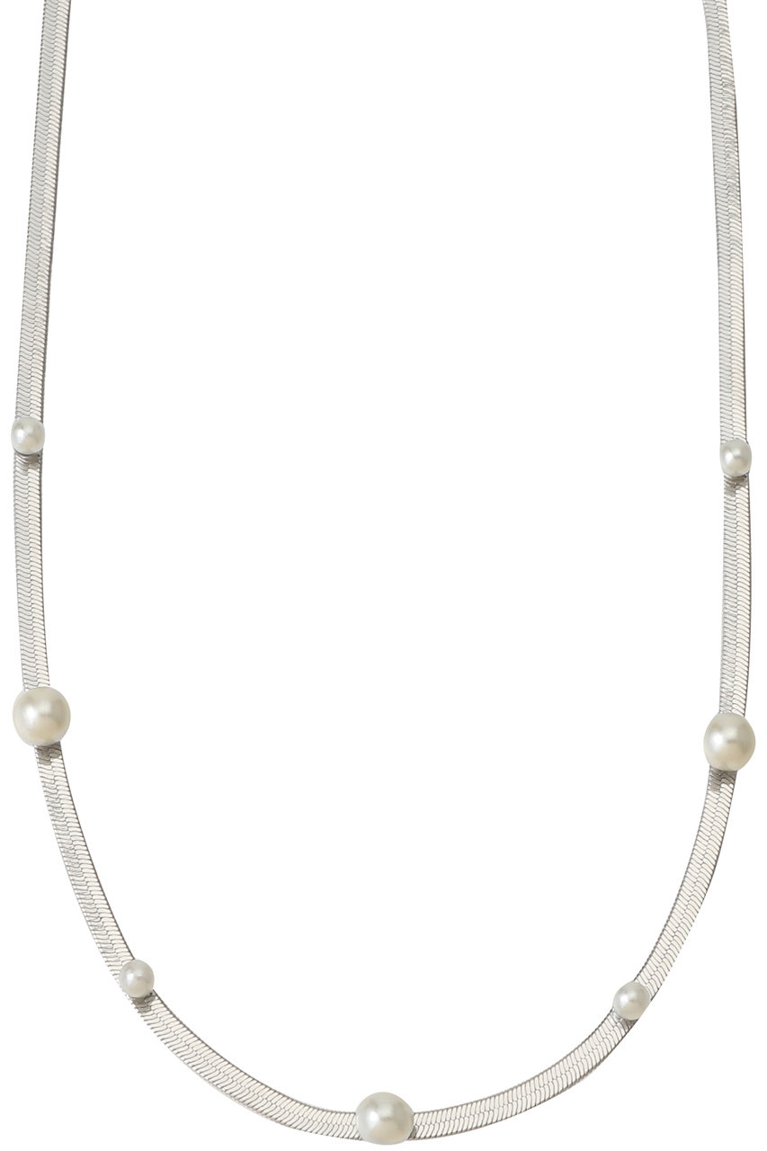 ガリャルダガランテ/GALLARDAGALANTEのパールスネークチェーンネックレス(シルバー/GGZ1052511A0001)