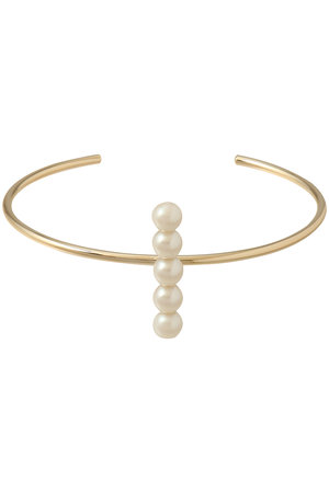 ガリャルダガランテ/GALLARDAGALANTEのラインパールバングル(150300/150301)