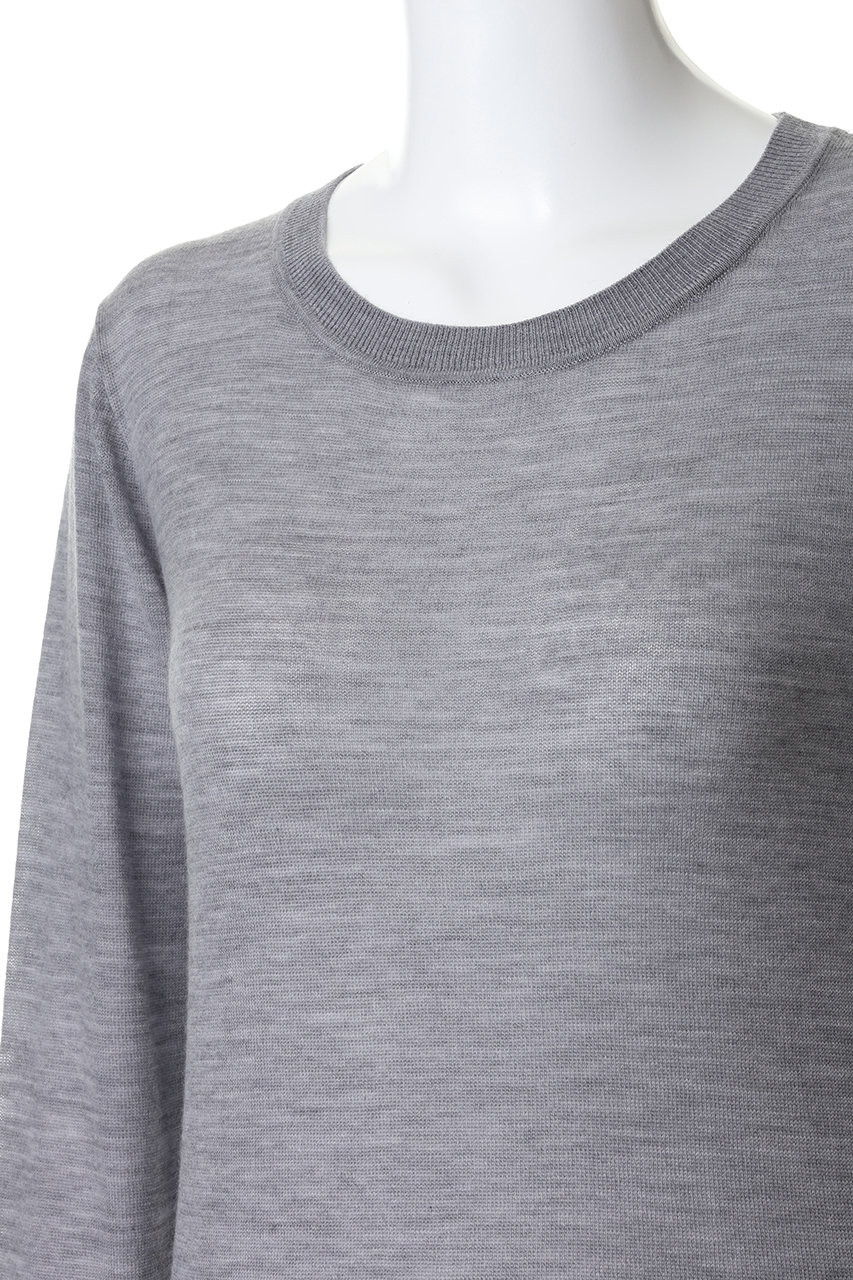 【新品タグ付き】ガリャルダガランテ ウールクループルオーバー ライトグレー ガリャルダガランテ GALLARDAGALANTE ウールクループルオーバー