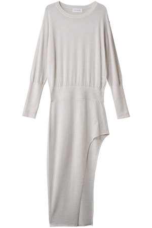 ガリャルダガランテ/GALLARDAGALANTEの【HERITANOVUM】アシンメトリーニットワンピ(110500/110503)