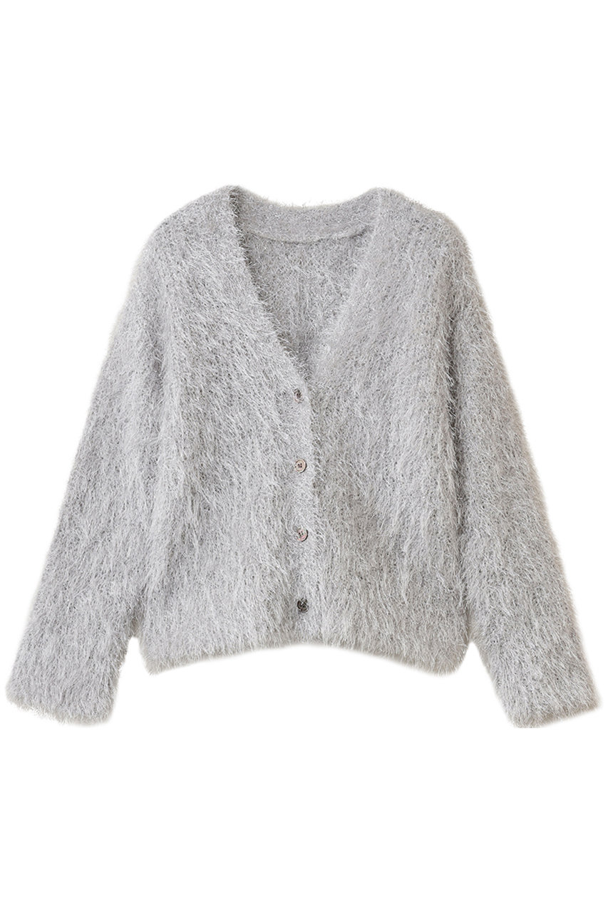 ガリャルダガランテ/GALLARDAGALANTEのラメシャギーニットカーディガン(ライトグレー/GGZ1052505A0005)