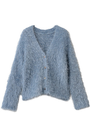 ガリャルダガランテ/GALLARDAGALANTEのラメシャギーニットカーディガン