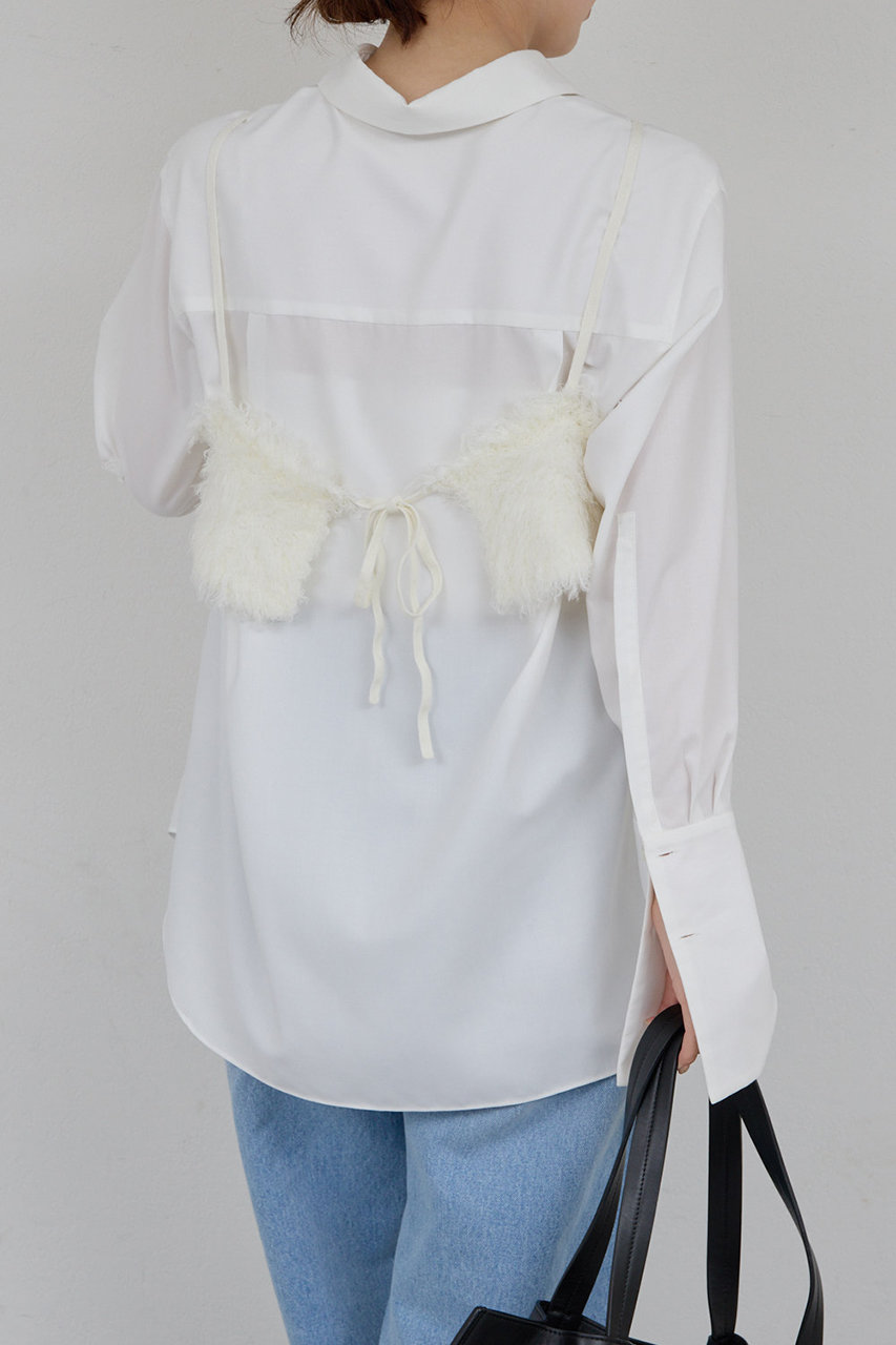 GALLARDAGALANTE(ガリャルダガランテ)｜ニットビスチェ/オフホワイト