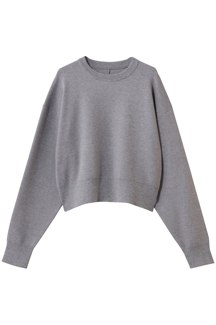 ガリャルダガランテ/GALLARDAGALANTEのスウェットライククルーニット(グレー/GGZ1052506A0003)