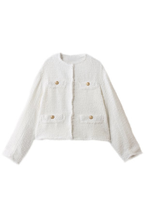 ガリャルダガランテ/GALLARDAGALANTEのツイードショートジャケット(110800/110801)