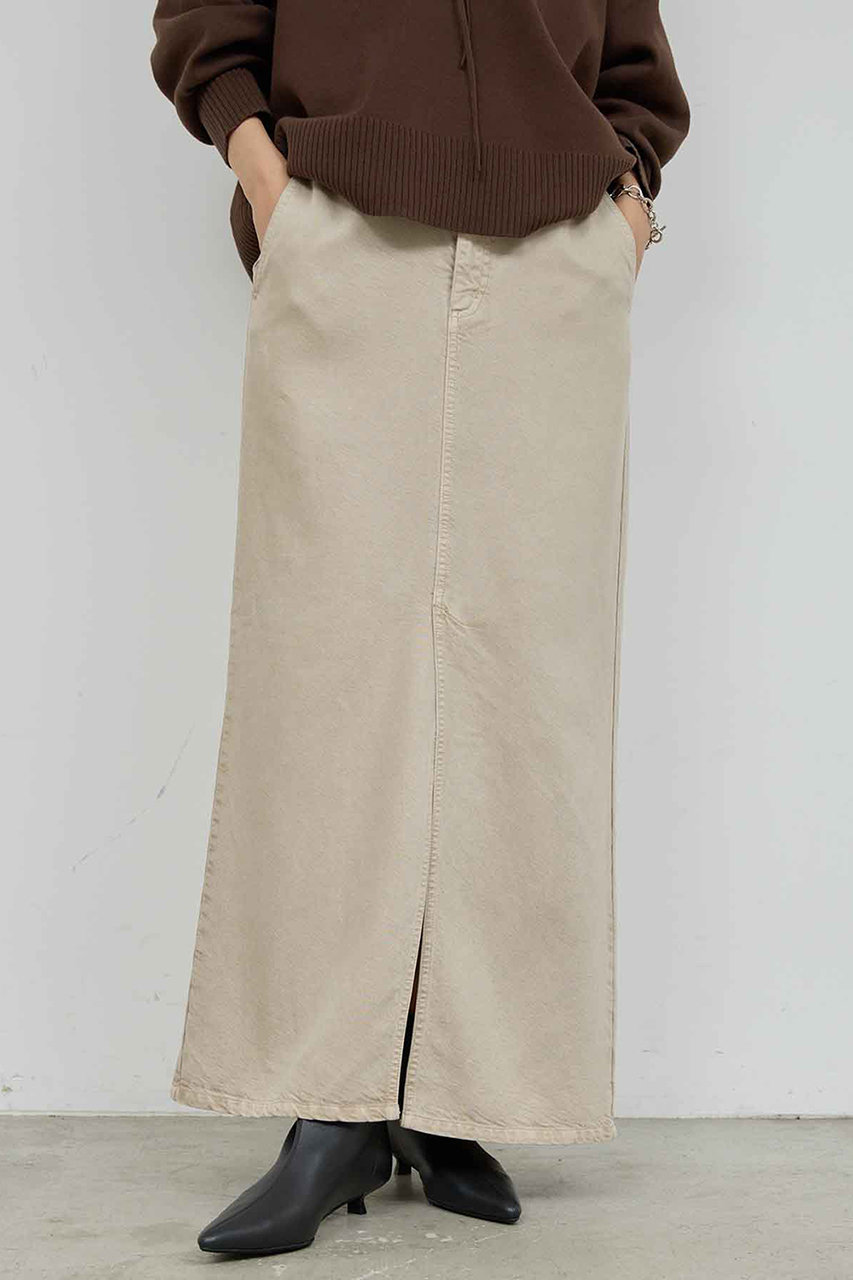 【セットアップ対応】リヨセルスリットスカート