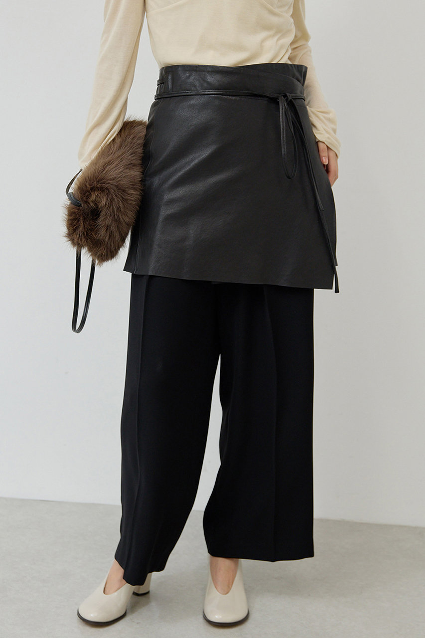 GALLARDAGALANTE ガリャルダガランテ レザーラップスカート GALLARDAGALANTE(ガリャルダガランテ)｜レザーラップスカート