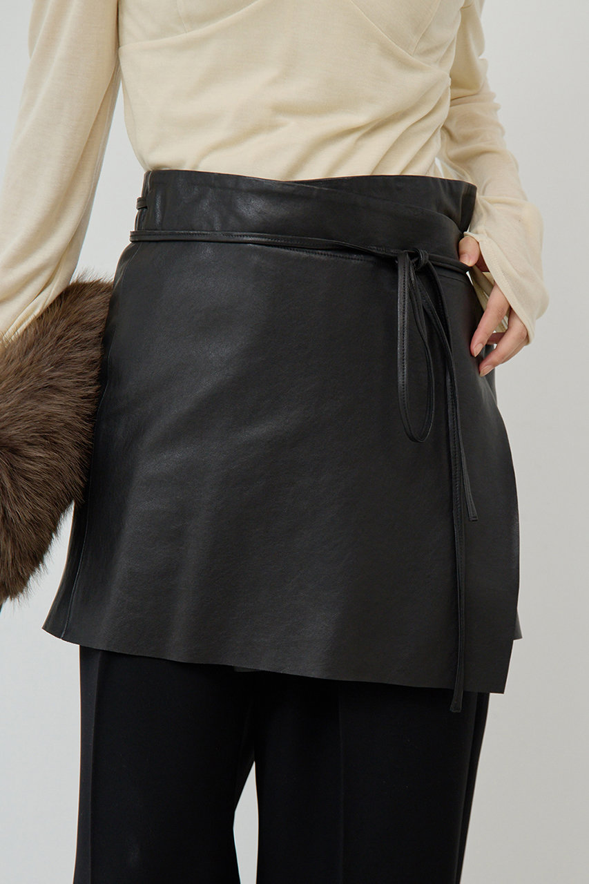 GALLARDAGALANTE ガリャルダガランテ レザーラップスカート GALLARDAGALANTE(ガリャルダガランテ)｜レザーラップスカート