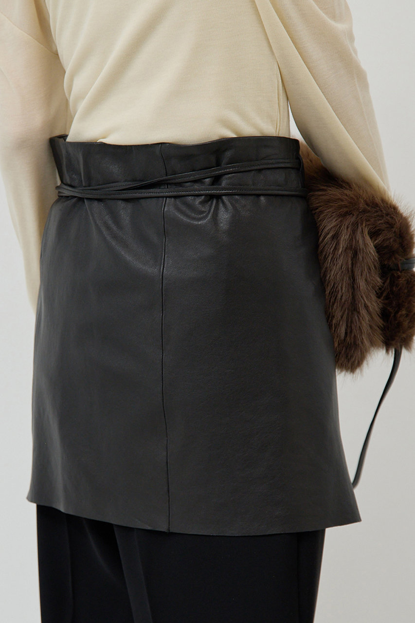 GALLARDAGALANTE（ガリャルダガランテ）フェイクレザースカート GALLARDAGALANTE（ガリャルダガランテ）の「フェイクレザー