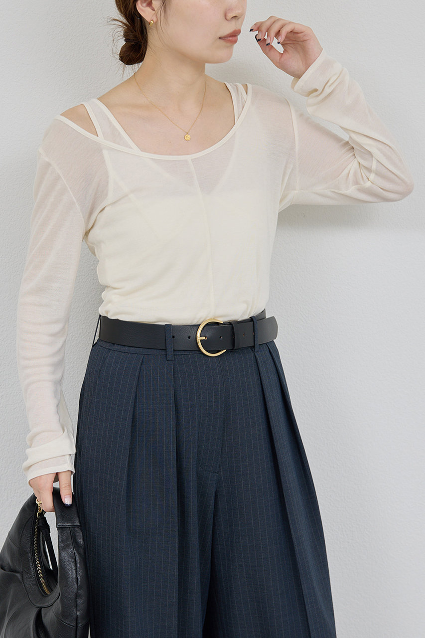 シアーレイヤードカットソー