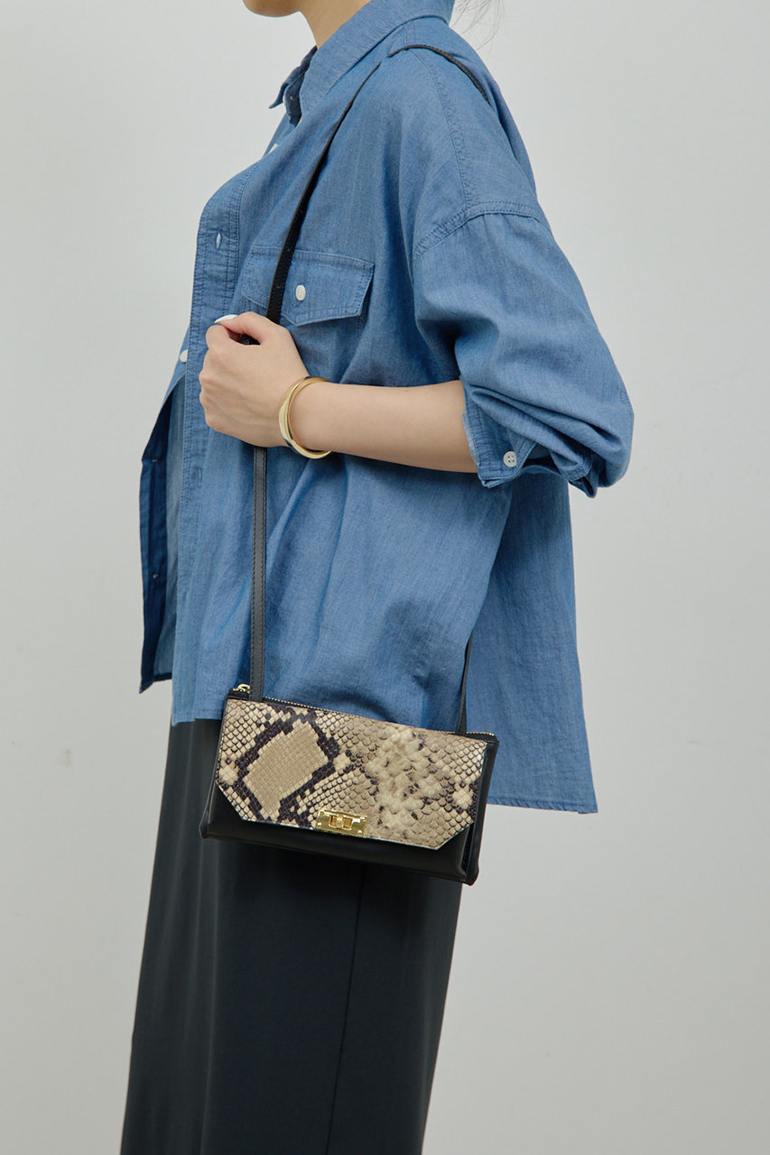 GALLARDAGALANTE 【2.718】バックルウォレットショルダー (ベージュ, F) ガリャルダガランテ ELLE SHOP GALLARDAGALANTE 【2.718】バックルウォレットショルダー (ベージュ, F) ガリャルダガランテ ELLE SHOP
