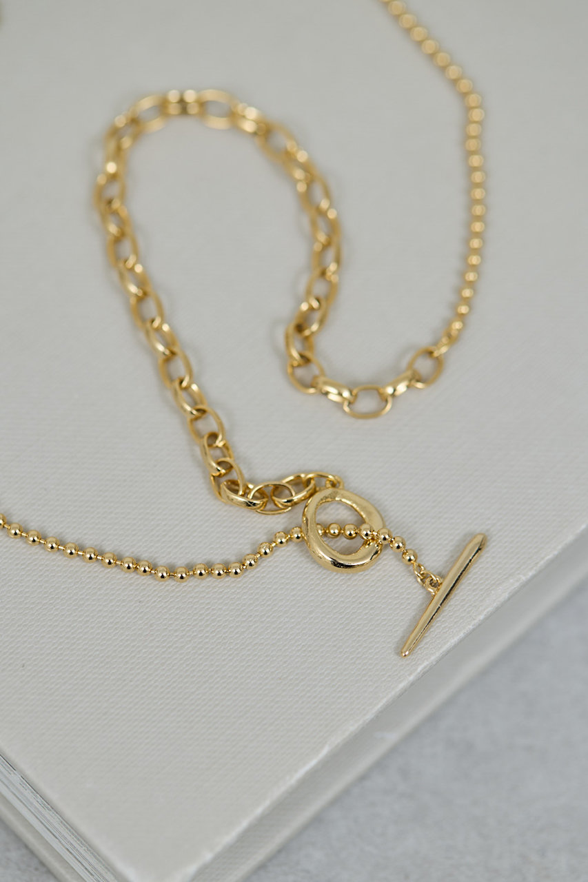 GALLARDAGALANTE コンビチェーンネックレス (ゴールド, F) ガリャルダガランテ ELLE SHOP GALLARDAGALANTE コンビチェーンネックレス (ゴールド, F) ガリャルダガランテ ELLE SHOP
